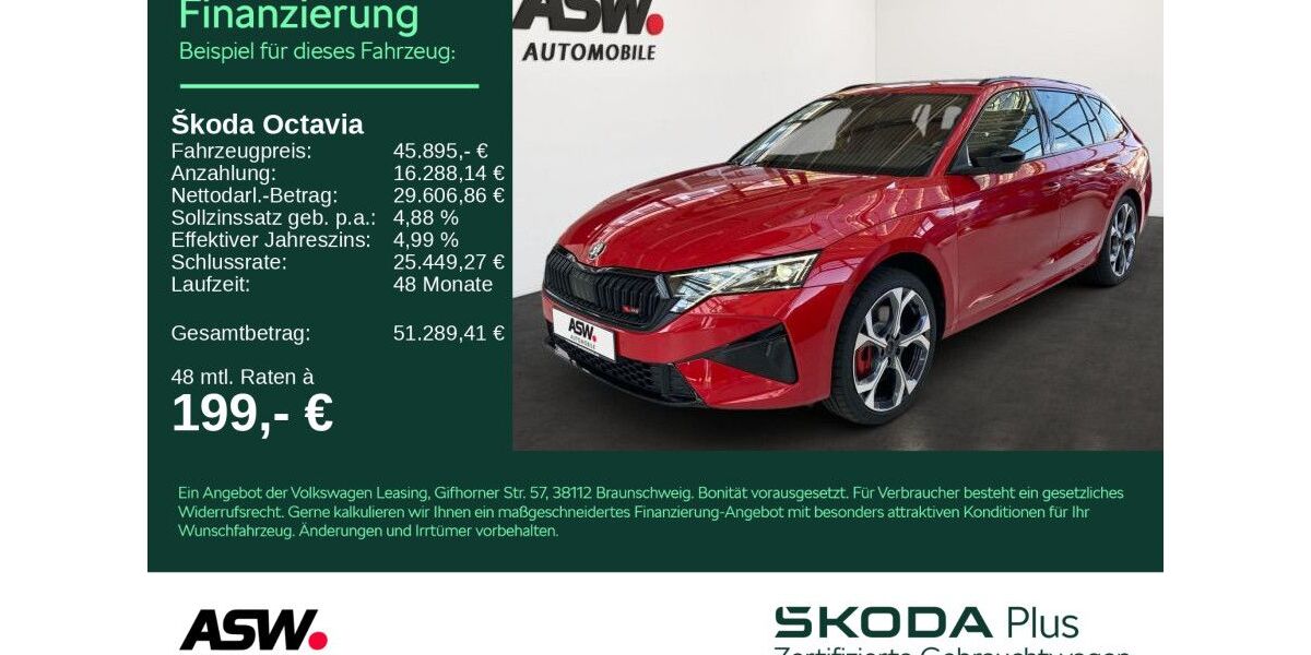 Skoda Octavia 19.900 km 43.985 &euro; Bad Rappenau 74906