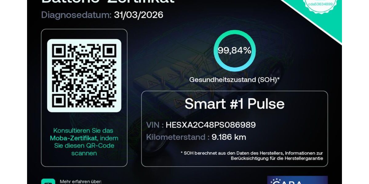 Smart #1 9.183 km 30.222 &euro; Bruchsal 76646