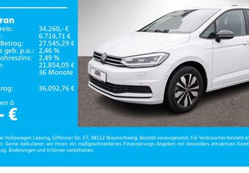 VW Touran 26.100 km 34.260 &euro; Bad Rappenau 74906