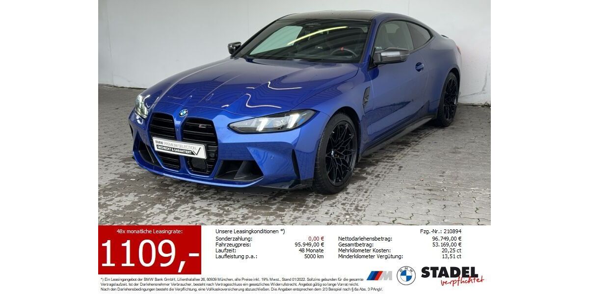 BMW M4 20.539 km 90.888 &euro; Heilbronn 74074