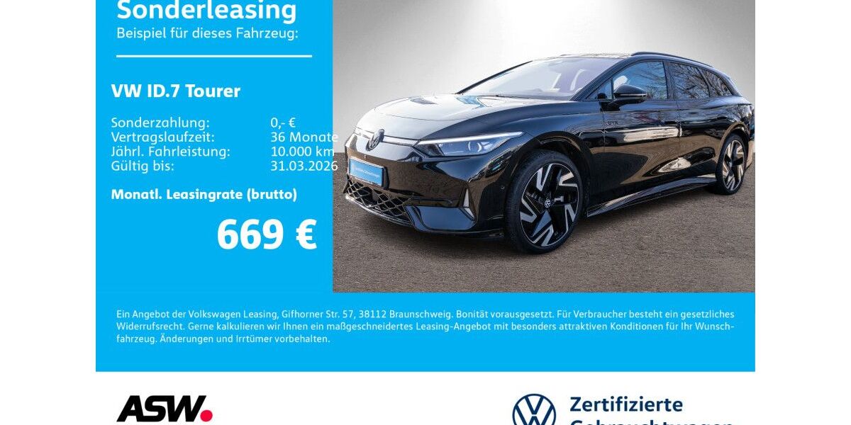 VW ID.7 19.990 km 62.930 &euro; Sinsheim 74889