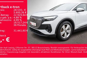 Audi Q4 e-tron 54.800 km 27.330 &euro; Heilbronn 74074