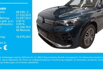 VW Tiguan 14.990 km 68.930 &euro; Neckarsulm 74172