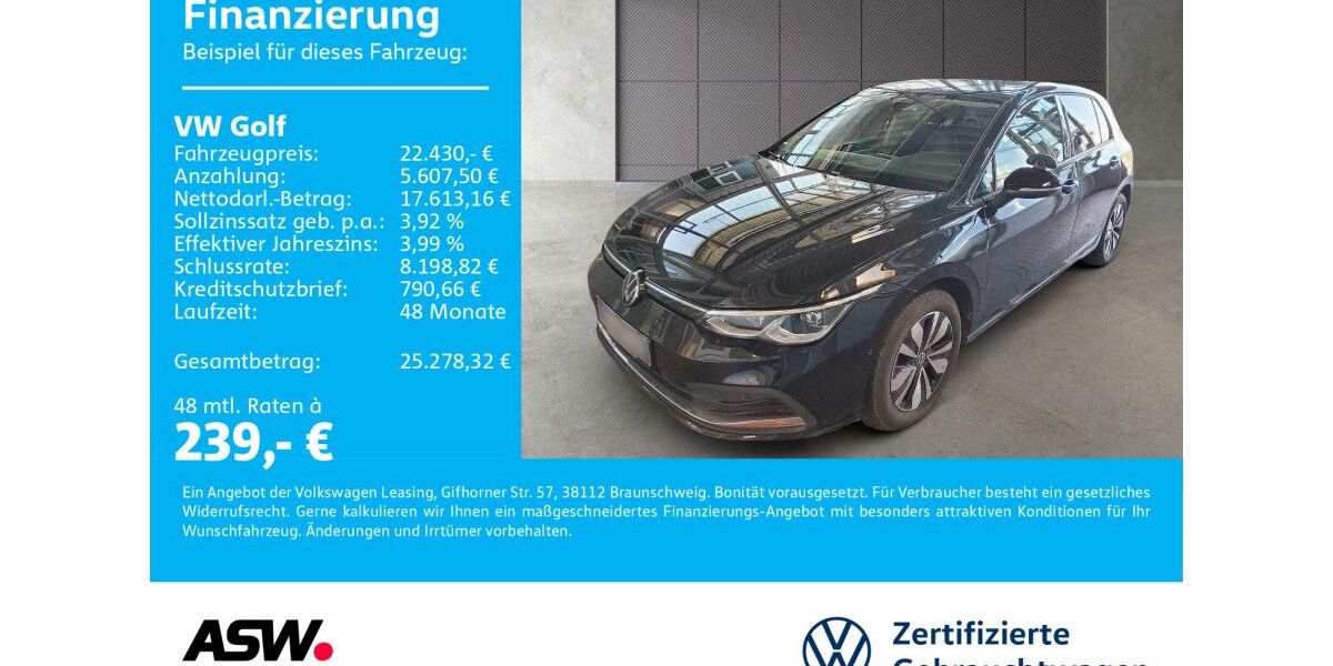 VW Golf 83.100 km 22.430 &euro; Sinsheim 74889