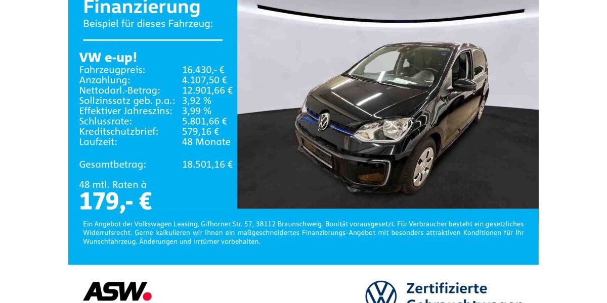 VW up! 18.200 km 16.430 &euro; Neckarsulm 74172