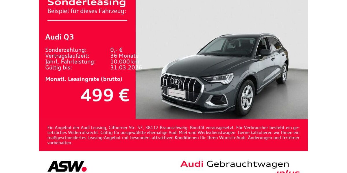 Audi Q3 31.600 km 40.990 &euro; Heilbronn 74074