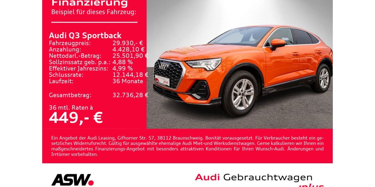 Audi Q3 36.700 km 28.960 &euro; Heilbronn 74074