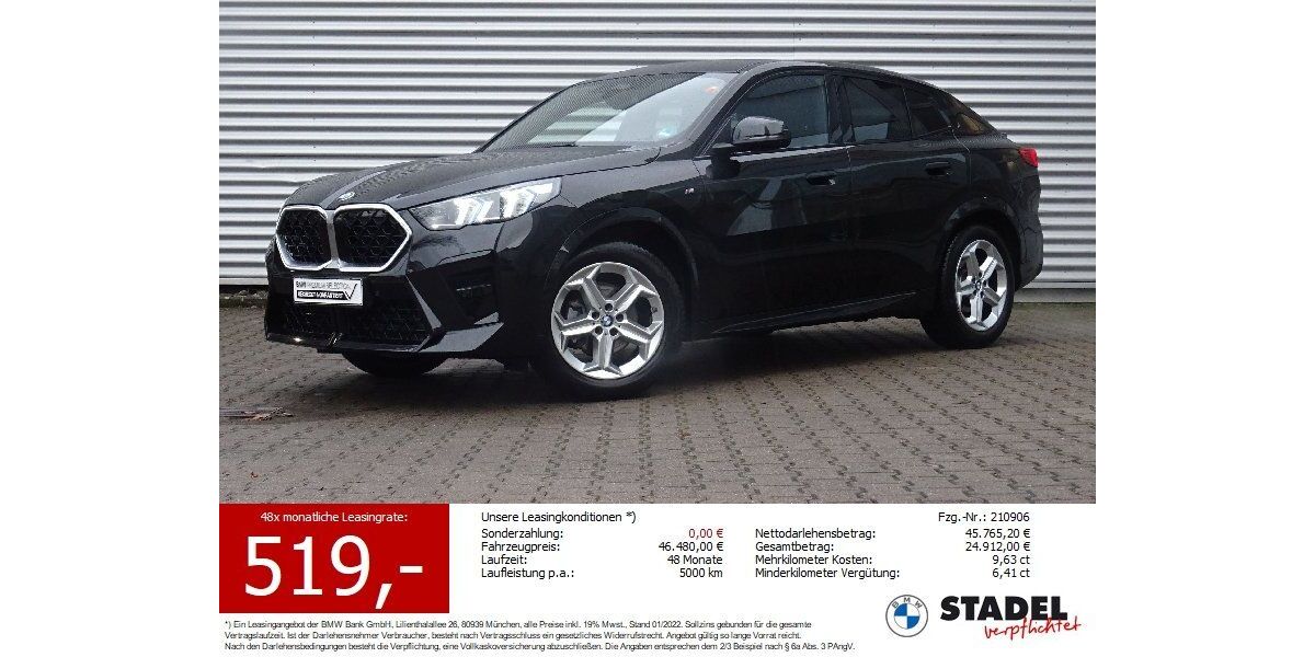 BMW X2 17.873 km 44.925 &euro; Bietigheim-Bissingen 74321