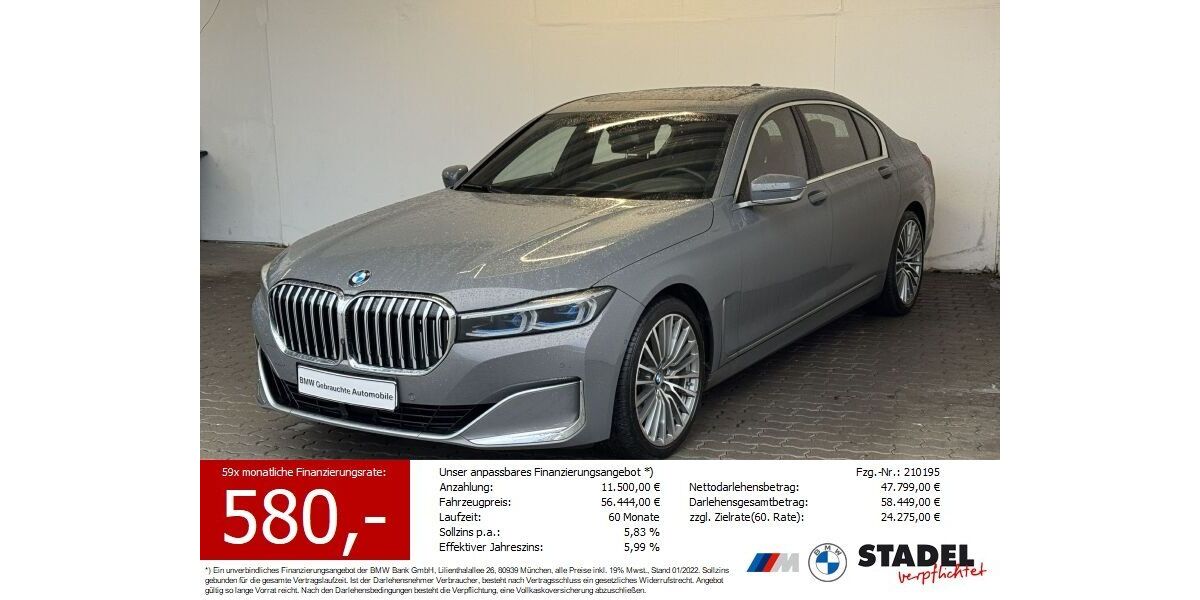BMW 750 79.861 km 54.442 &euro; Heilbronn 74074