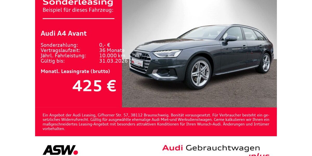 Audi A4 75.000 km 34.890 &euro; Heilbronn 74074