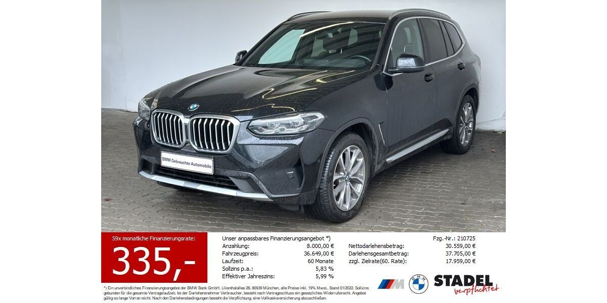 BMW X3 47.720 km 36.249 &euro; Heilbronn 74074