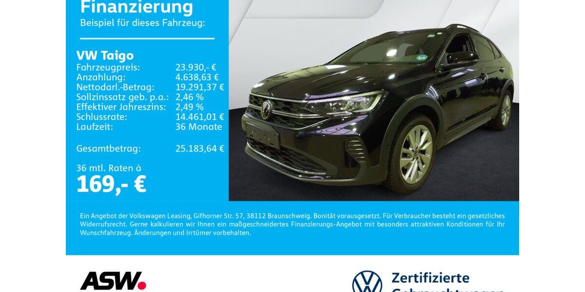 VW Taigo 22.800 km 22.330 &euro; Neckarsulm 74172