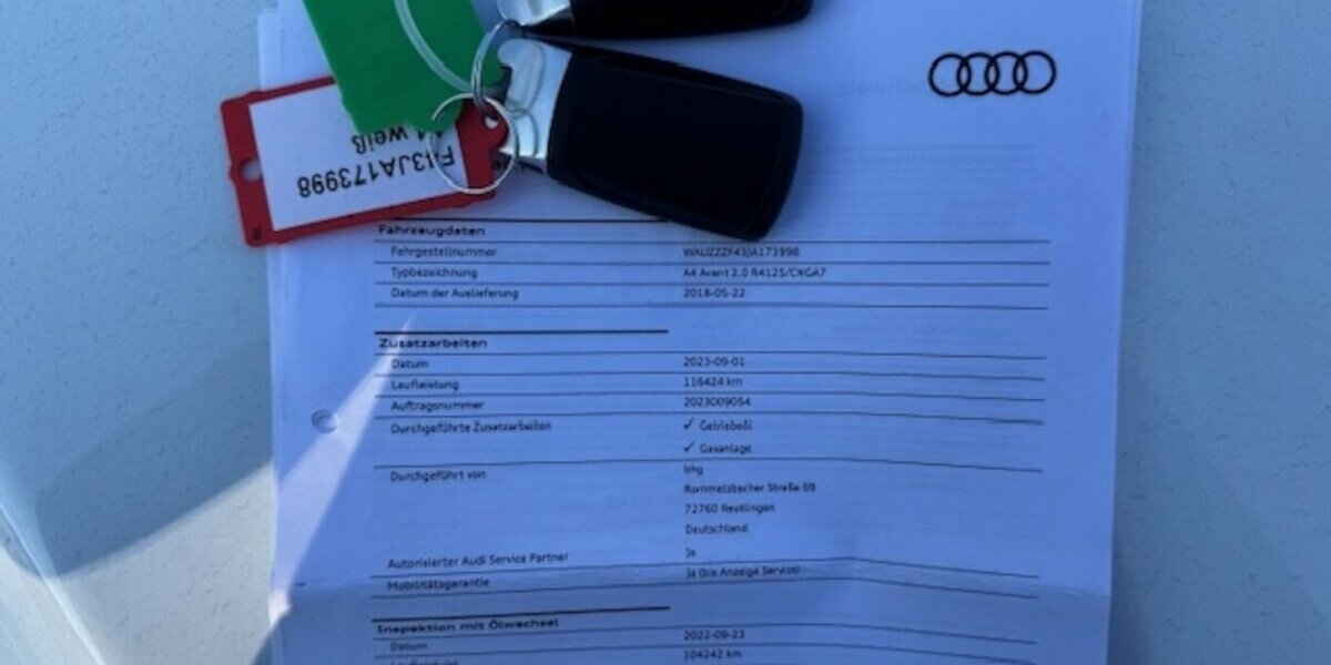 Audi A4 2.0 g-tron sport s-tronic Erdgas 154.836 km 12.990 &euro; Neckarsulm 74172