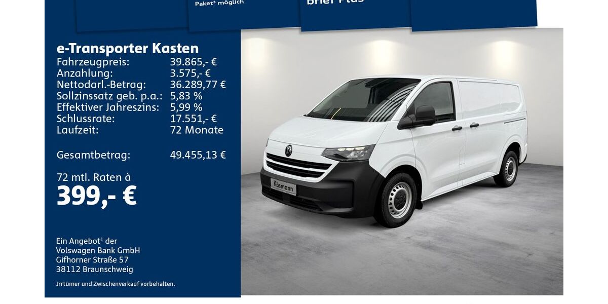 VW Andere 2.502 km 39.865 &euro; Mosbach 74821