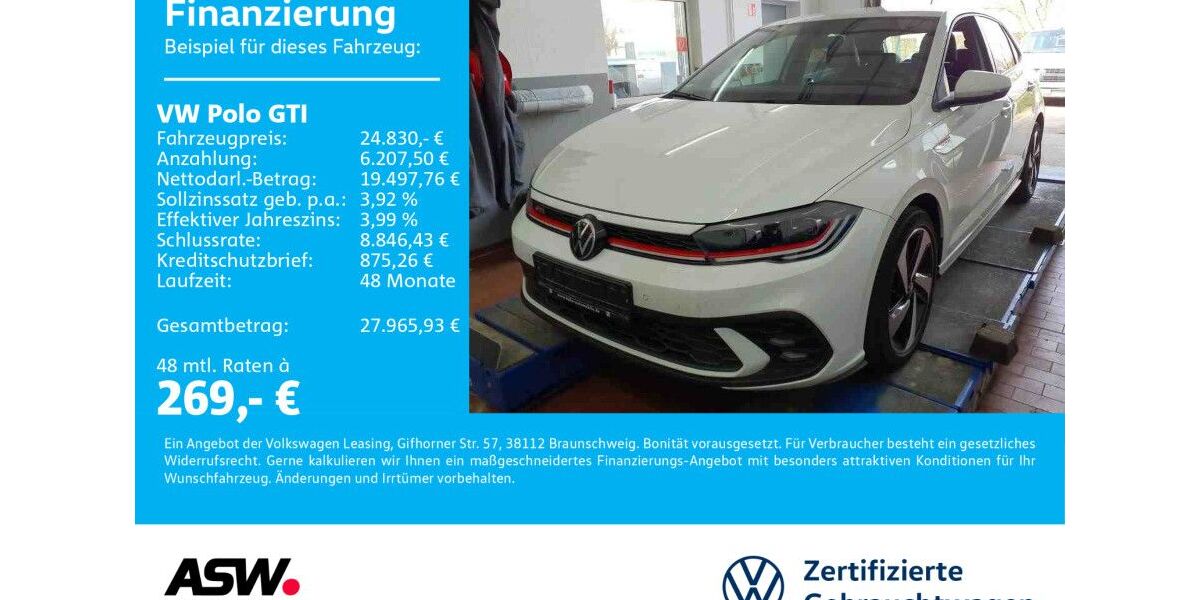 VW Polo 25.300 km 24.830 &euro; Neckarsulm 74172