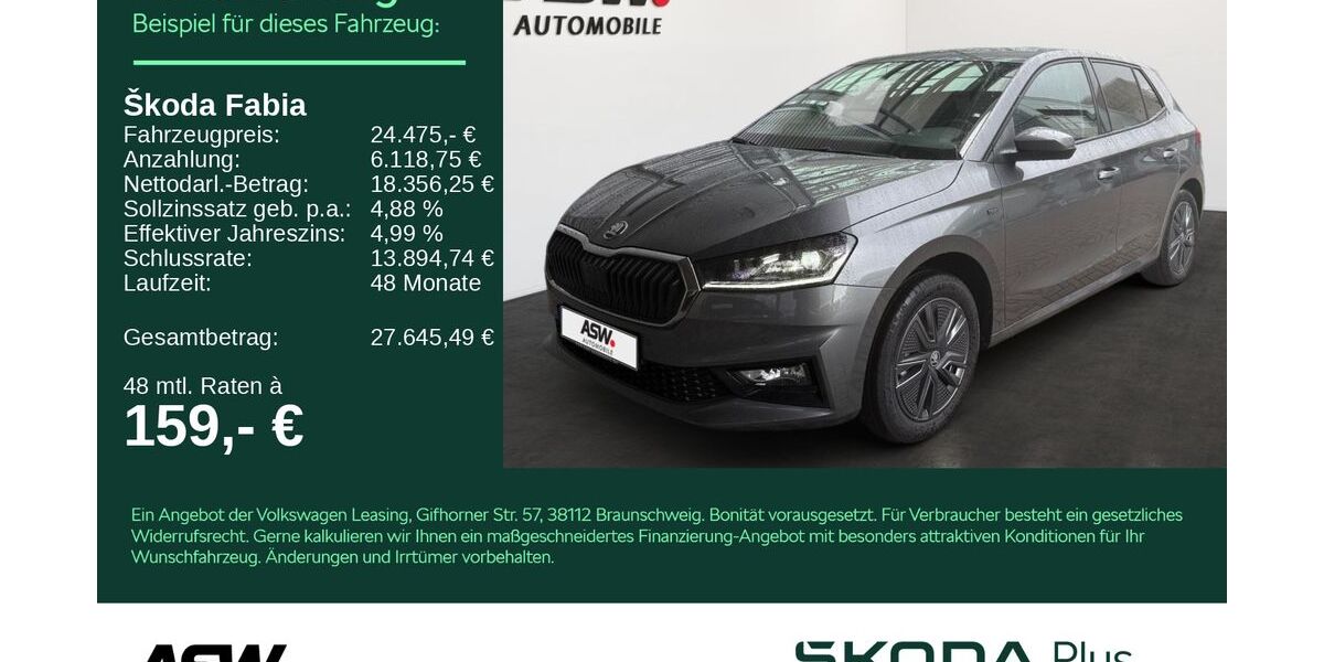 Skoda Fabia 5.500 km 23.895 &euro; Bad Rappenau 74906