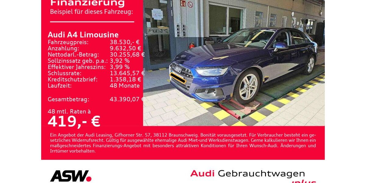 Audi A4 22.350 km 38.530 &euro; Heilbronn 74074