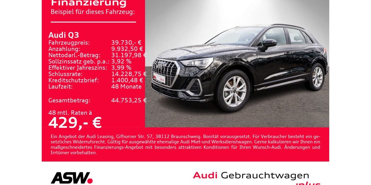 Audi Q3 11.900 km 38.760 &euro; Heilbronn 74074