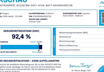 Peugeot 3008 41.259 km 26.990 &euro; Heilbronn 74076