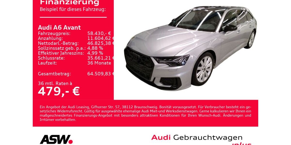 Audi A6 16.800 km 57.730 &euro; Heilbronn 74074