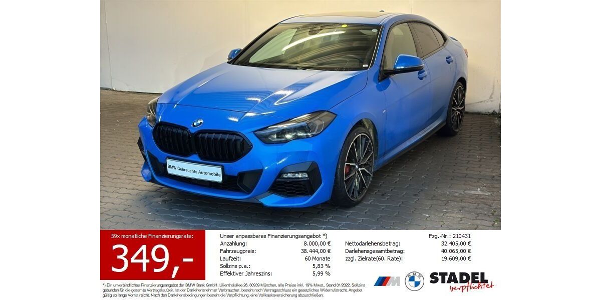 BMW 220 Gran Coupé 15.770 km 34.888 &euro; Heilbronn 74074