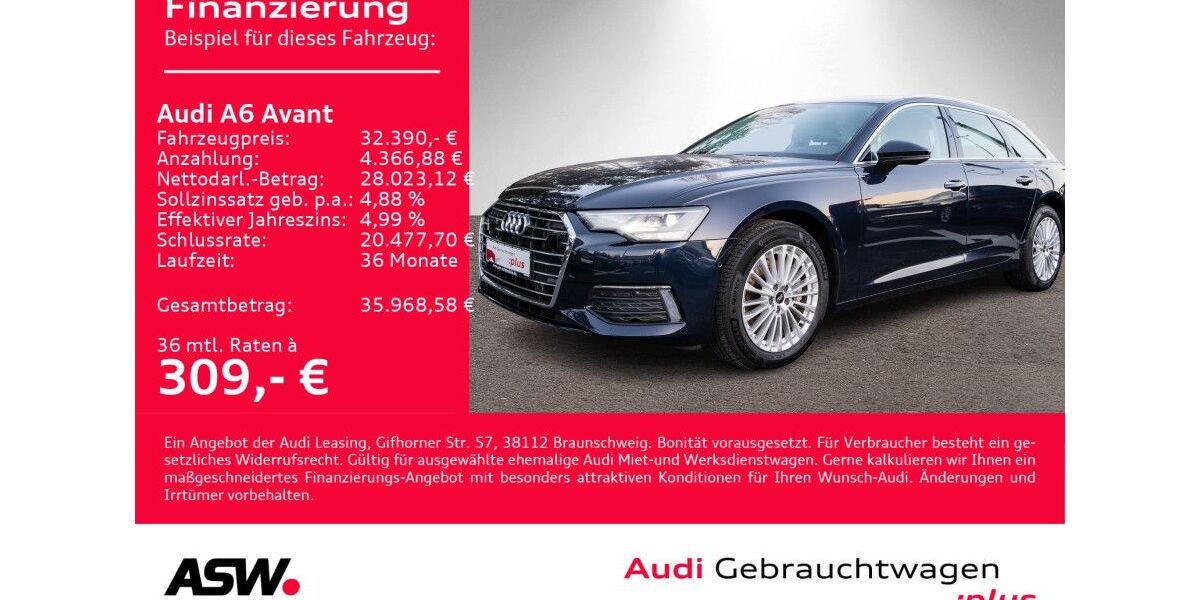 Audi A6 58.300 km 31.390 &euro; Heilbronn 74074