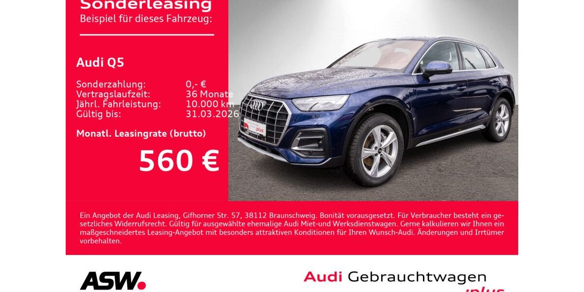 Audi Q5 12.600 km 52.660 &euro; Heilbronn 74074
