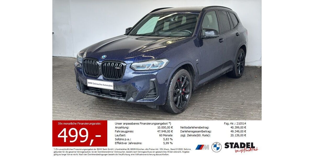 BMW X3 M40 89.390 km 44.949 &euro; Heilbronn 74074