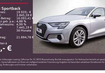 Audi A3 63.600 km 19.939 &euro; Weinsberg 74189