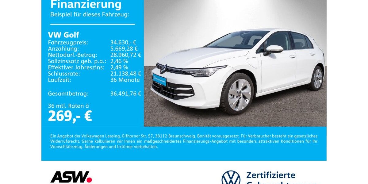 VW Golf 6.400 km 33.860 &euro; Bad Rappenau 74906
