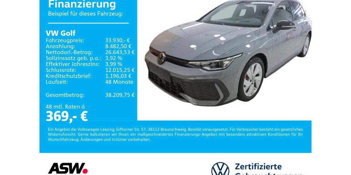VW Golf 13.700 km 33.930 &euro; Neckarsulm 74172