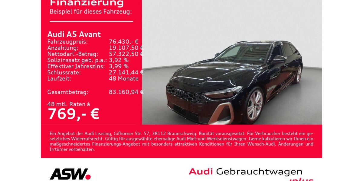 Audi A5 1.500 km 76.430 &euro; Heilbronn 74074