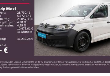VW Caddy Maxi 19.400 km 28.730 &euro; Neckarsulm 74172