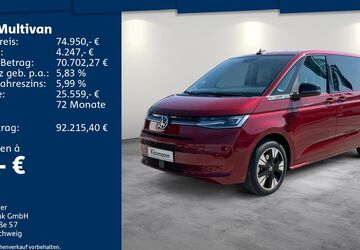 VW T7 Multivan 8.892 km 74.950 &euro; Mosbach 74821